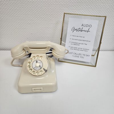 Retro Gästebuch Telefon